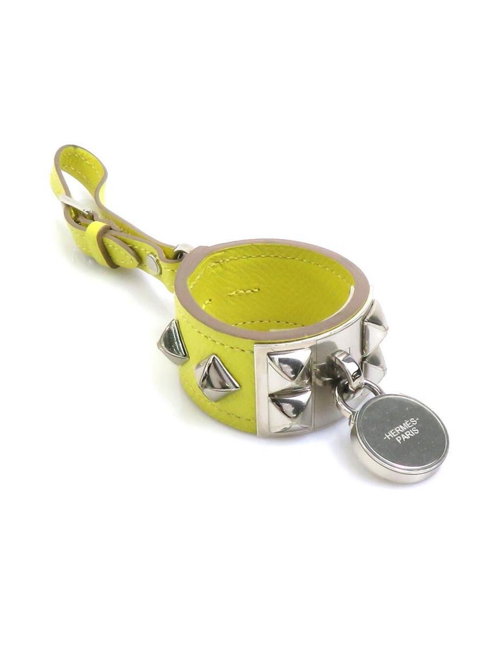 Auth Hermes Collier De Chien Bag Charm #367765H32B